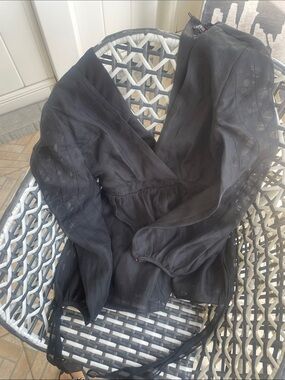 Fashion Nova Black Sheer romper